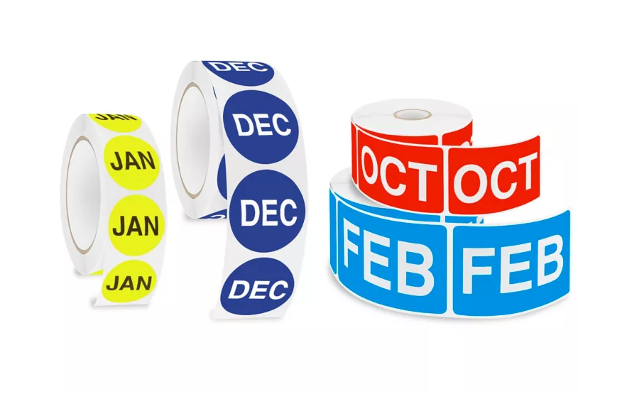 Months of the Year Inventory Labels