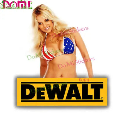 Dewalt Logo Decal QTY Vinyl Stickers DIY Motorcycle Helmet Decal