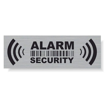 2.9"*1" 6PCs Security Alarm Warning Sign Stickers, Vinyl Decals