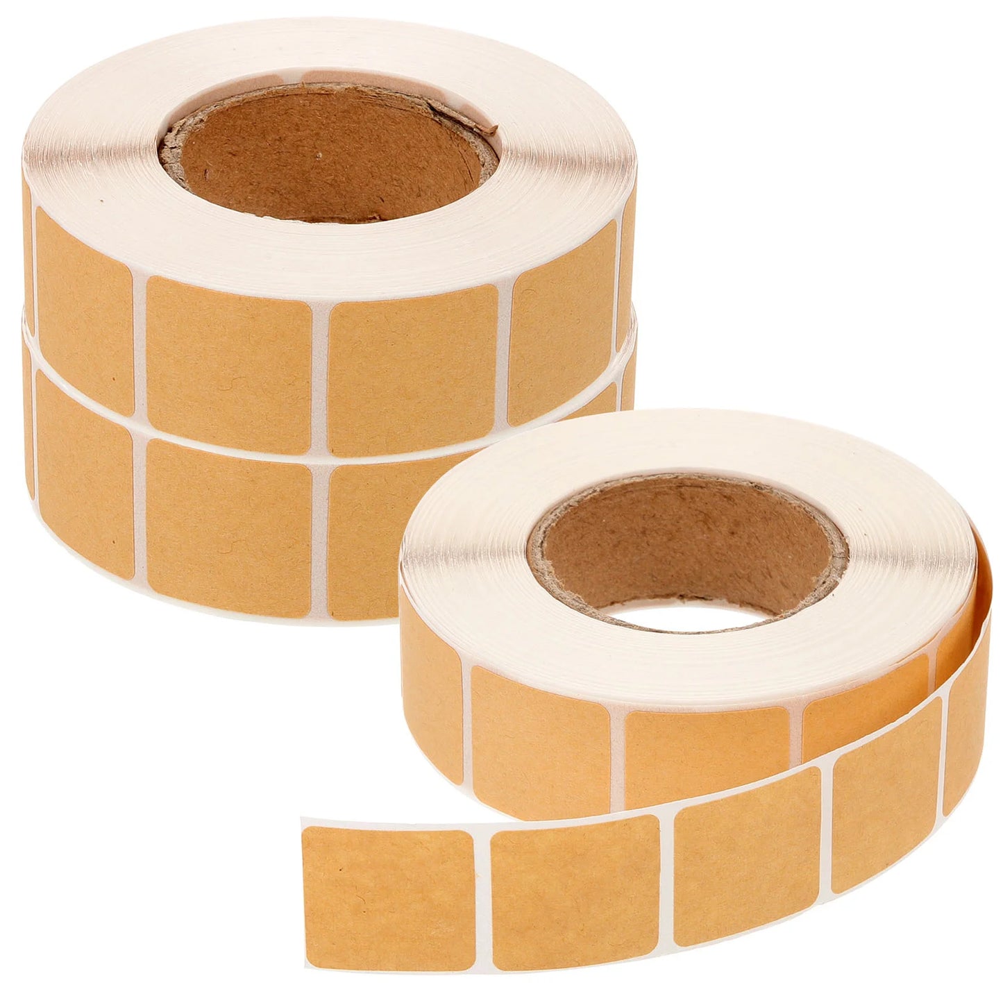 3 Rolls Kraft Self-Adhesive Inventory Labels